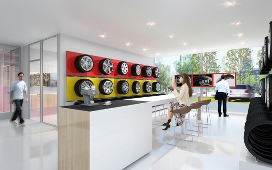 1.Preis Flagshipstore Pirelli